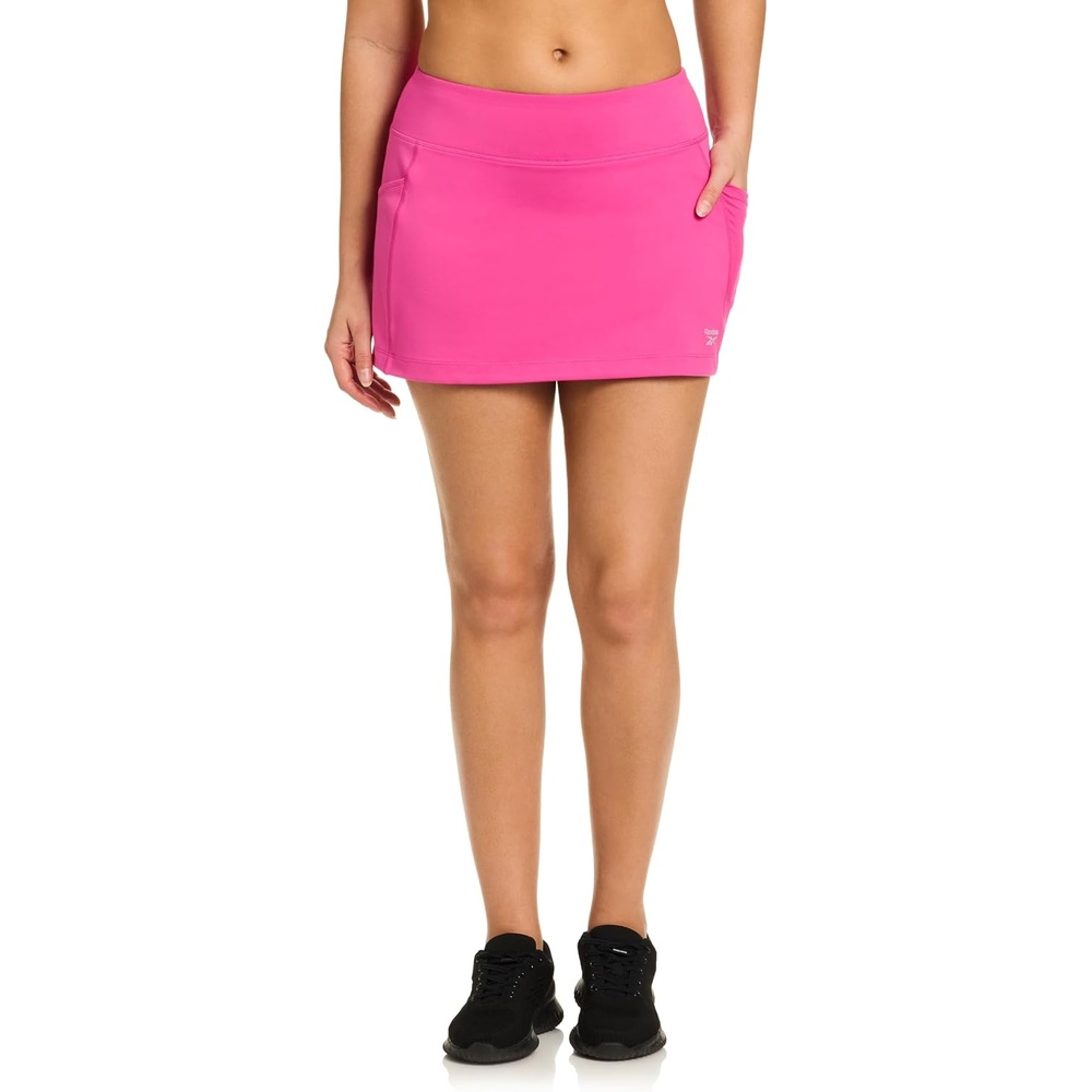 image:imageReebok Womens Break Point Skort Athletic Performance Skirt with Builtin ShortsRaspberry Rose