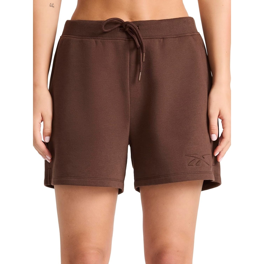 image:imageReebok Womens Campus 45 Short Standard Fit Midweight CottonPoly FabricBracken