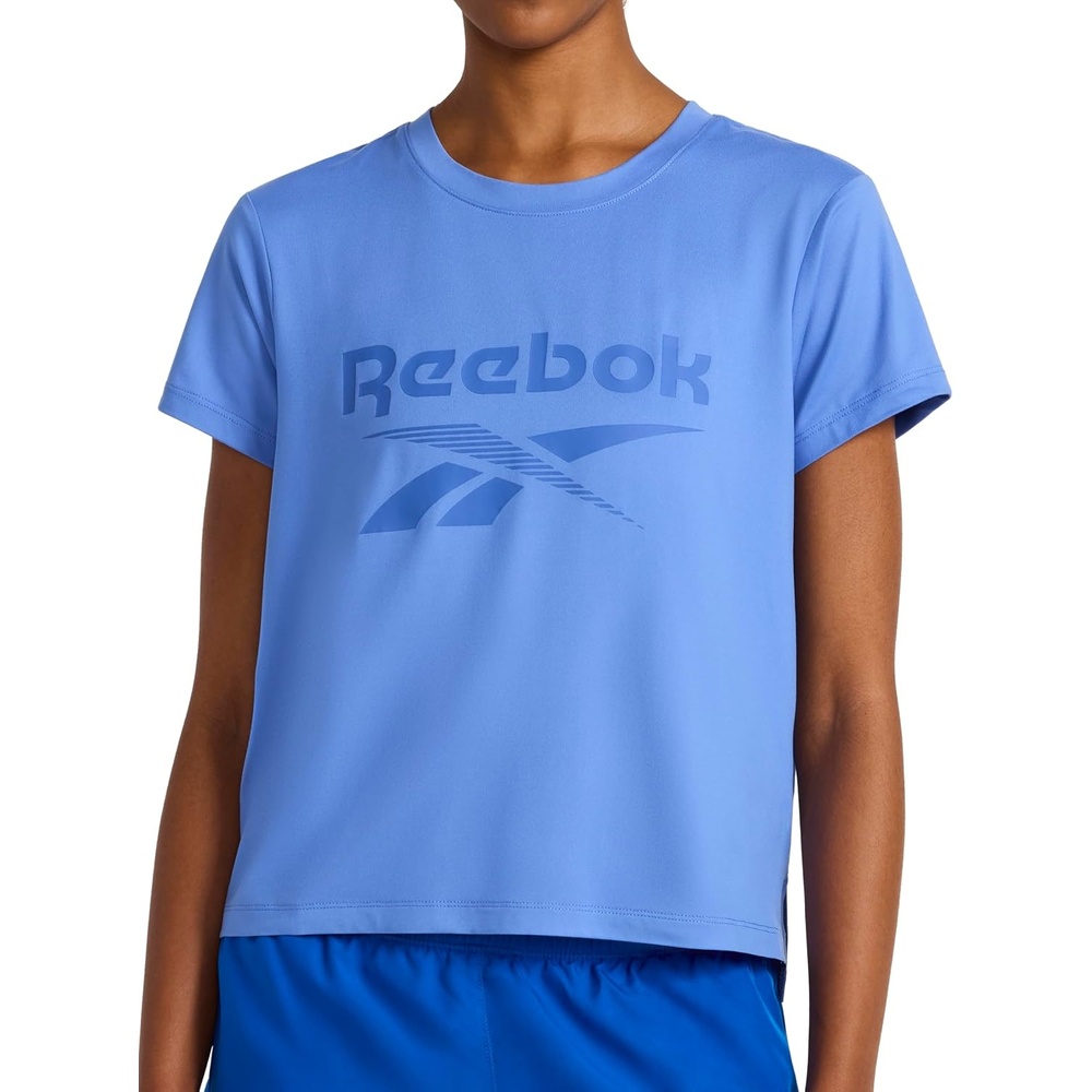 image:imageReebok Womens Graphic Crewneck TShirtUltramarine  Lockup