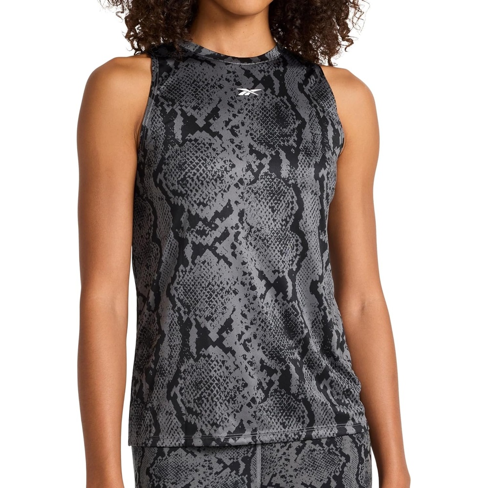 image:imageReebok Womens Id Tech Crewneck Tank Top Relaxed FixBlack Id Performance