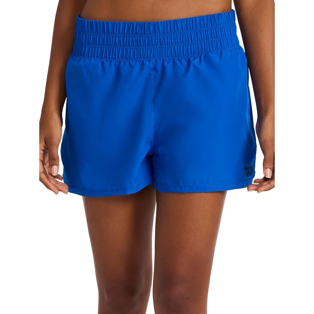 image:imageReebok Womens Sprinter Zip Running 3 ShortOptimum Blue