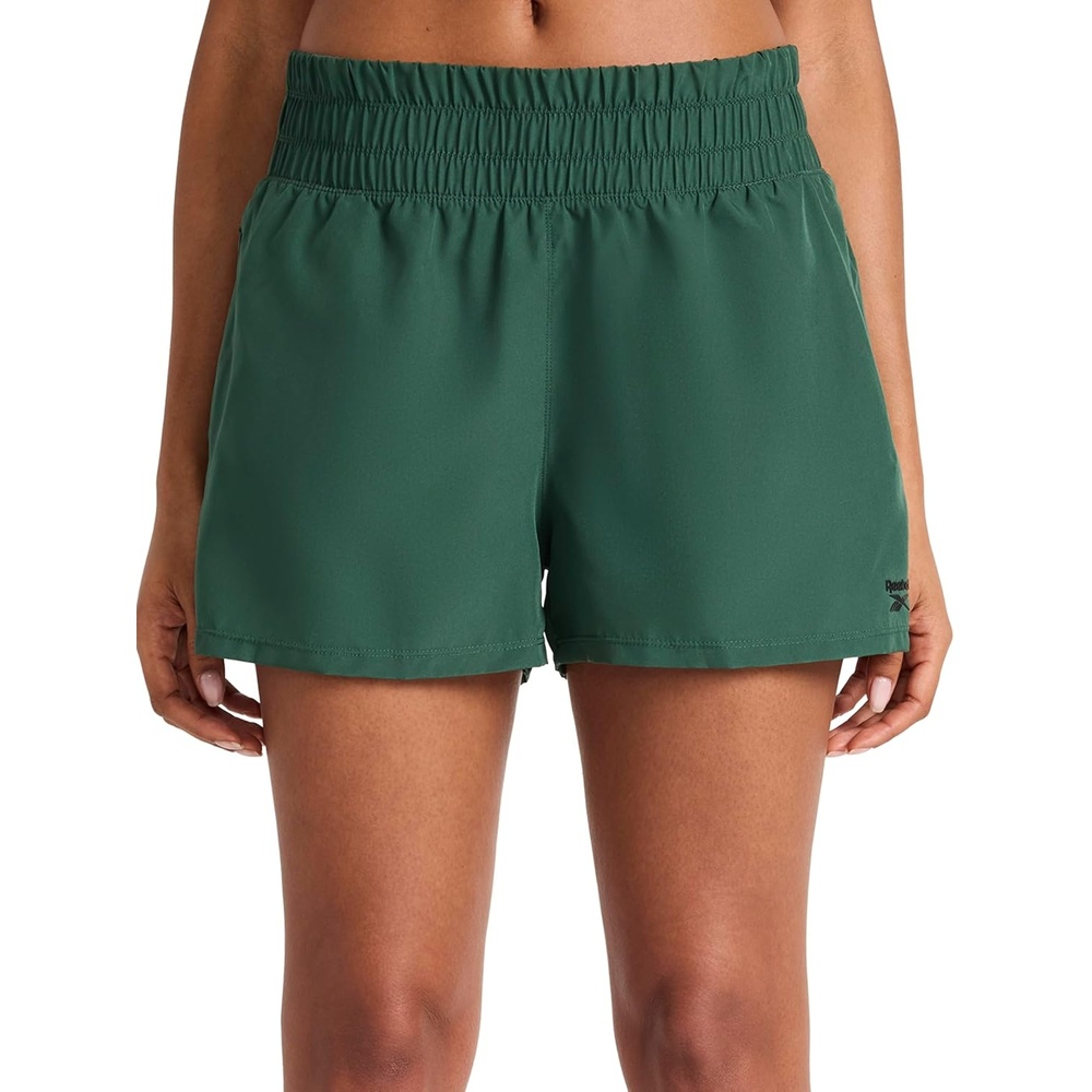 image:imageReebok Womens Sprinter Zip Running 3 ShortPineneedle