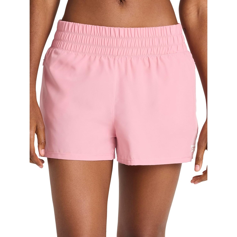 image:imageReebok Womens Sprinter Zip Running 3 ShortVector Dusty Rose