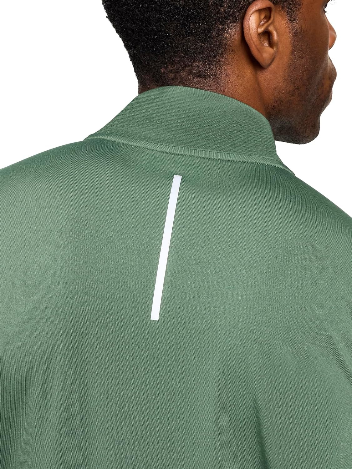 image:imageReebok Energy Mens Long Sleeve Performance 14 Zip TopDuck Green