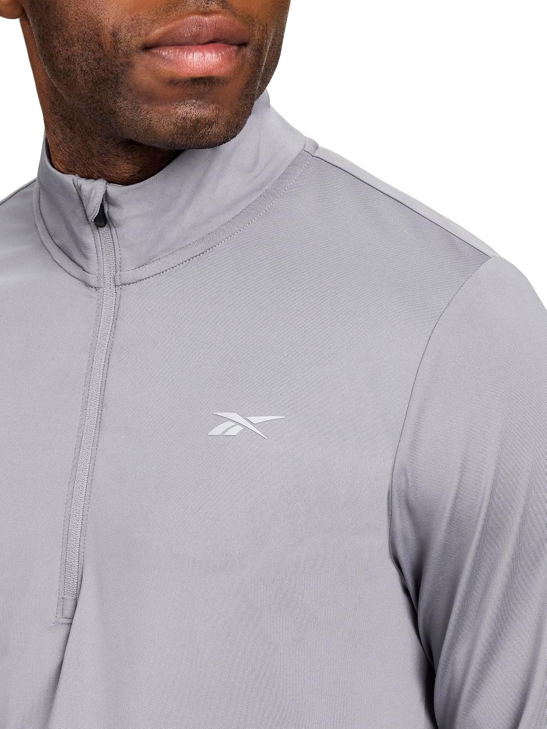 image:imageReebok Energy Mens Long Sleeve Performance 14 Zip TopQuicksilver