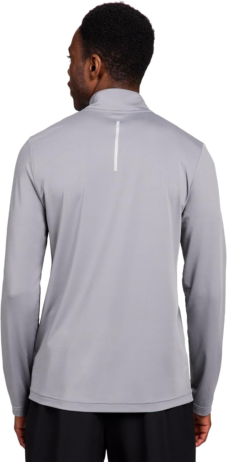 image:imageReebok Energy Mens Long Sleeve Performance 14 Zip TopQuicksilver