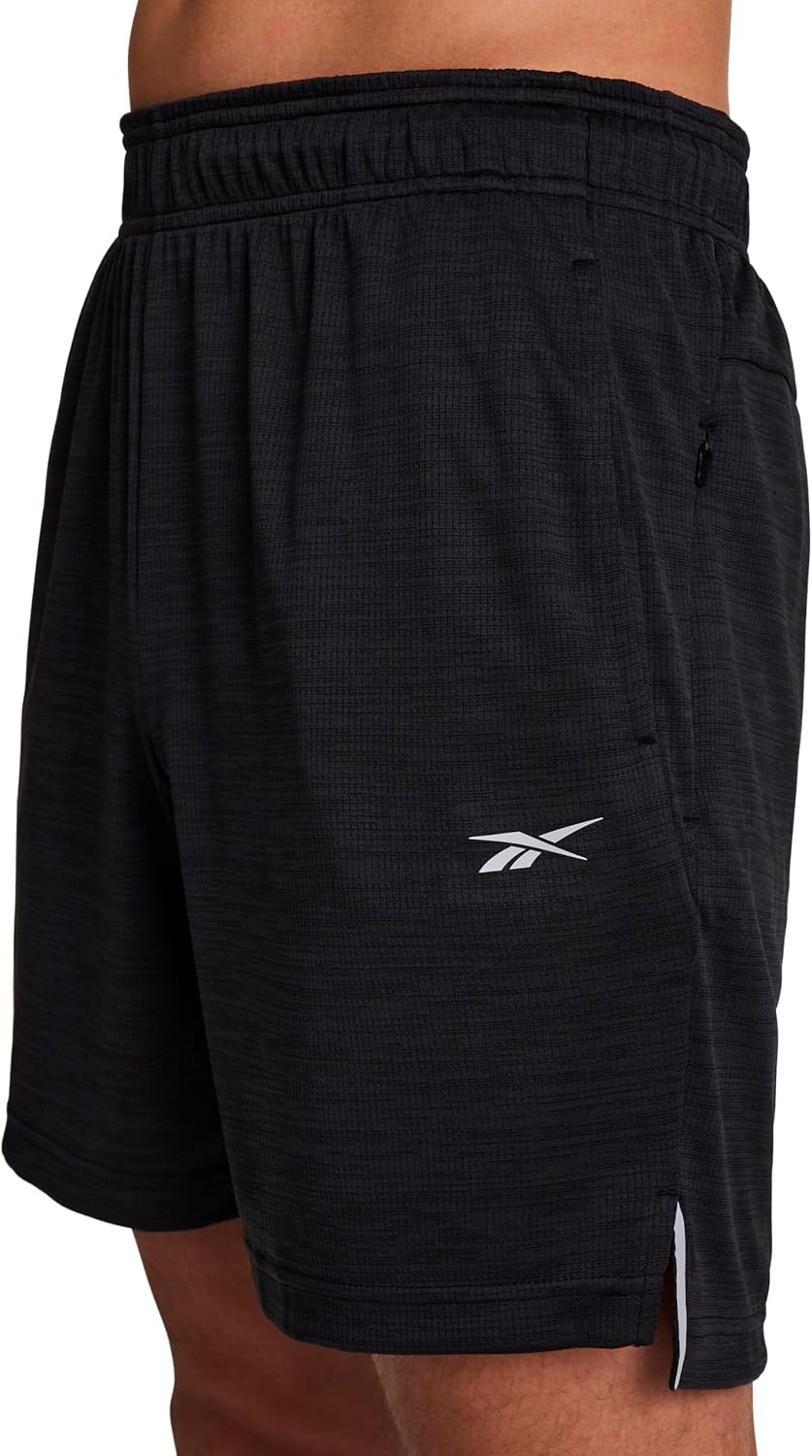 image:imageReebok Mens Distance 7 ShortBlack Heather