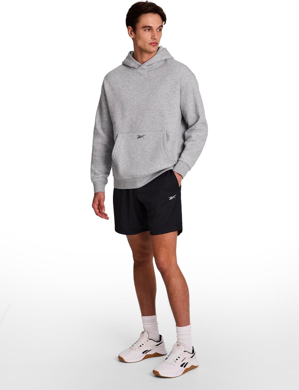 image:imageReebok Mens Distance 7 ShortBlack Heather