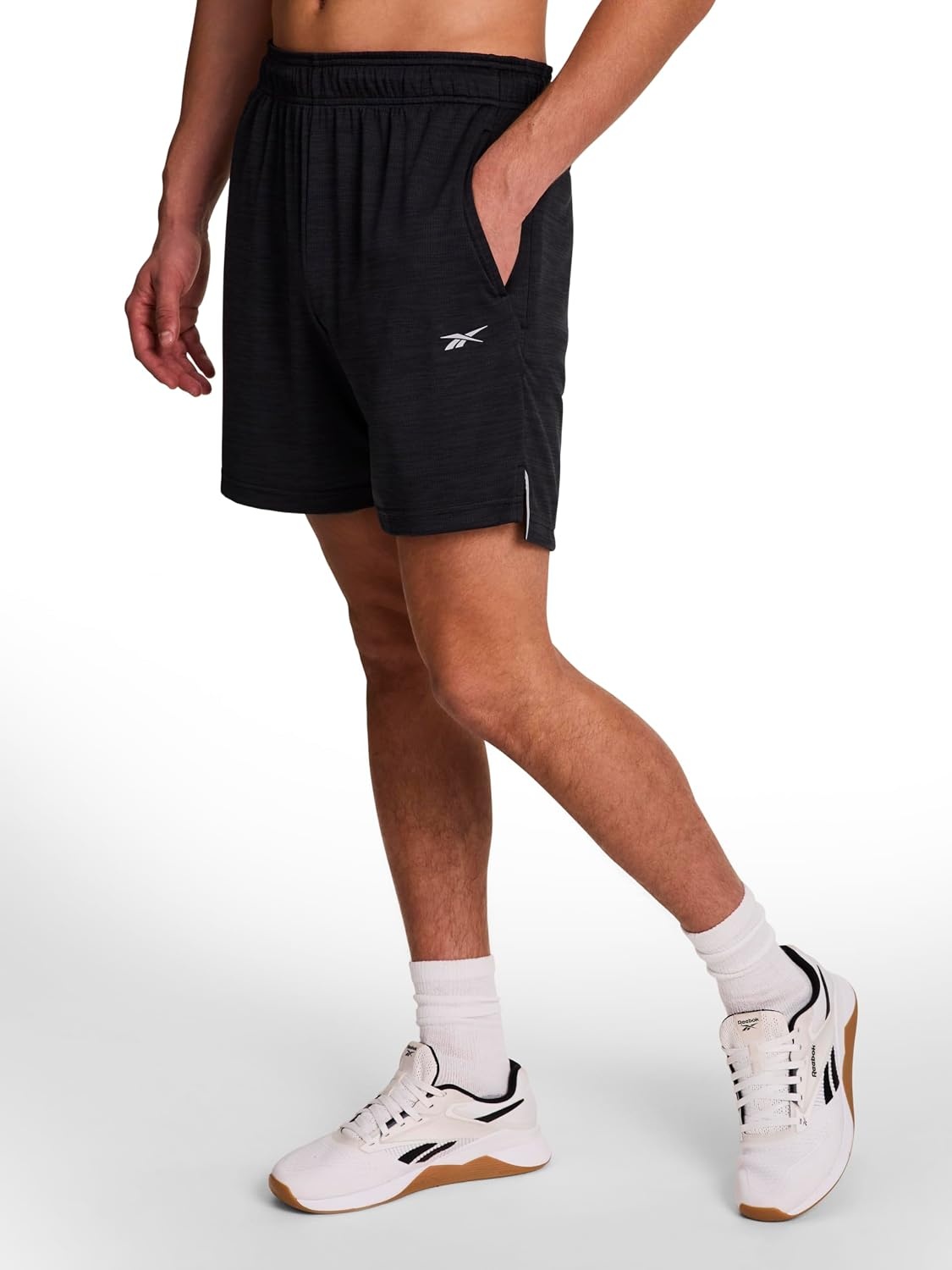 image:imageReebok Mens Distance 7 ShortBlack Heather