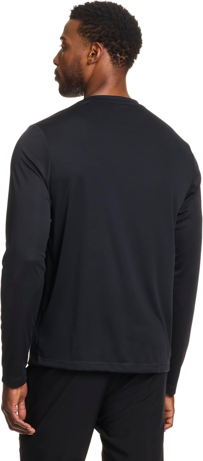 image:imageReebok Mens Id Train Long Sleeve Tech Crewneck TShirtBlack