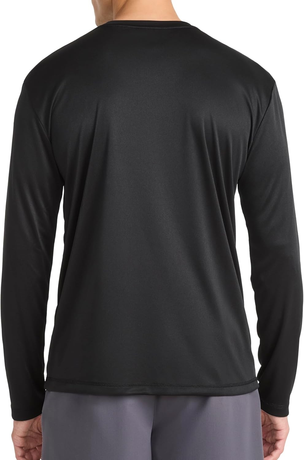 image:imageReebok Mens Id Train Long Sleeve Tech Crewneck TShirtOriginal Black