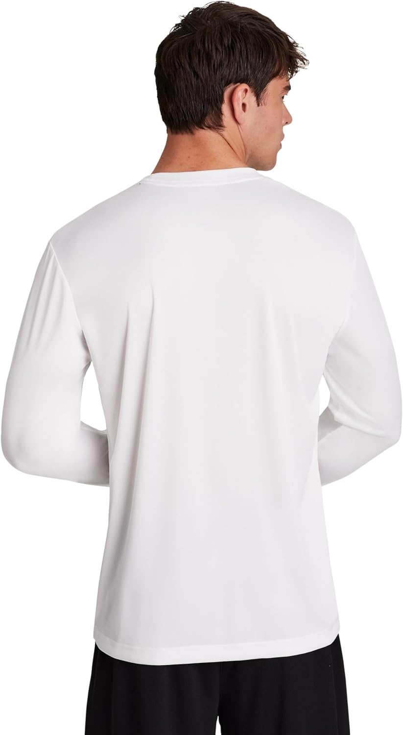 image:imageReebok Mens Id Train Long Sleeve Tech Crewneck TShirtWhite
