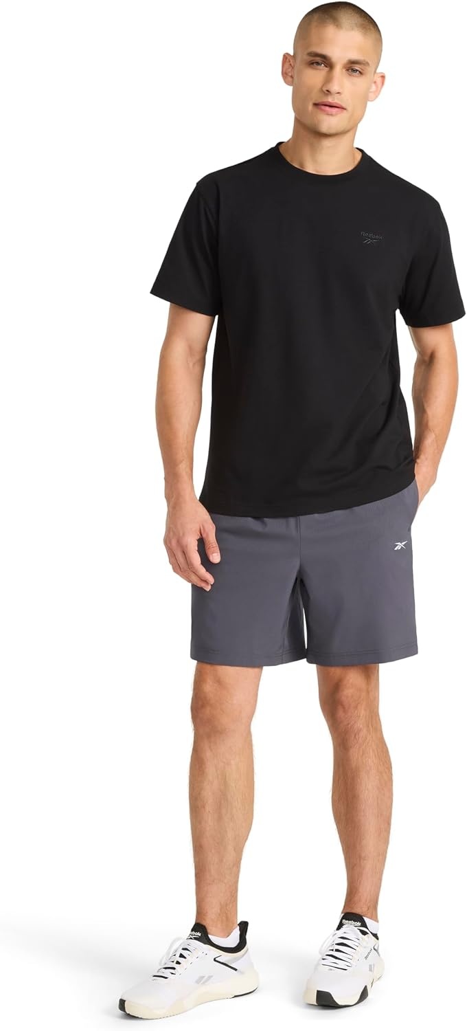 image:imageReebok Mens Jumper Box Texture Woven 7 ShortEbony