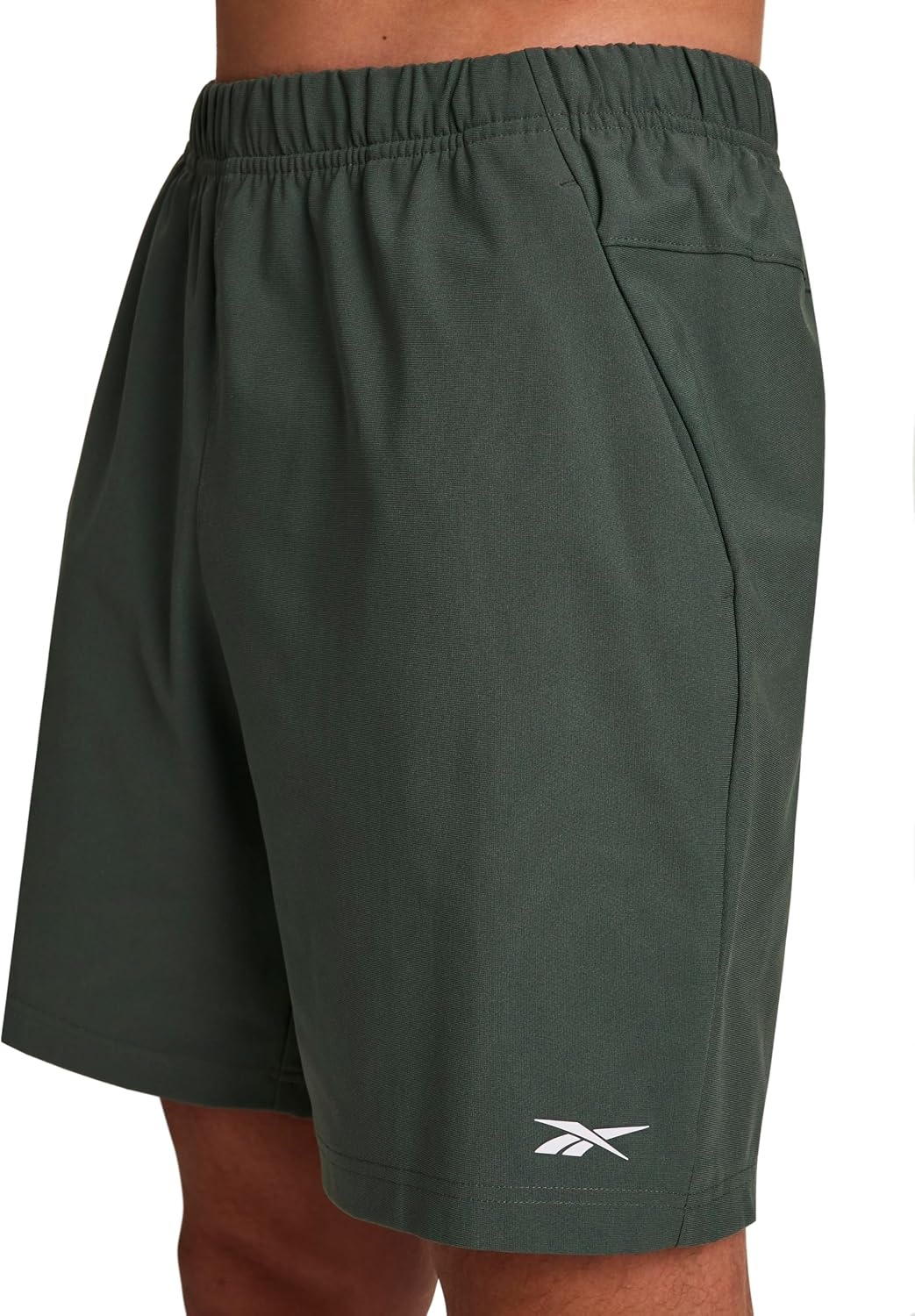 image:imageReebok Mens Jumpstart 8 Short Standard Fit Lightweight Poly FabricDuck Green