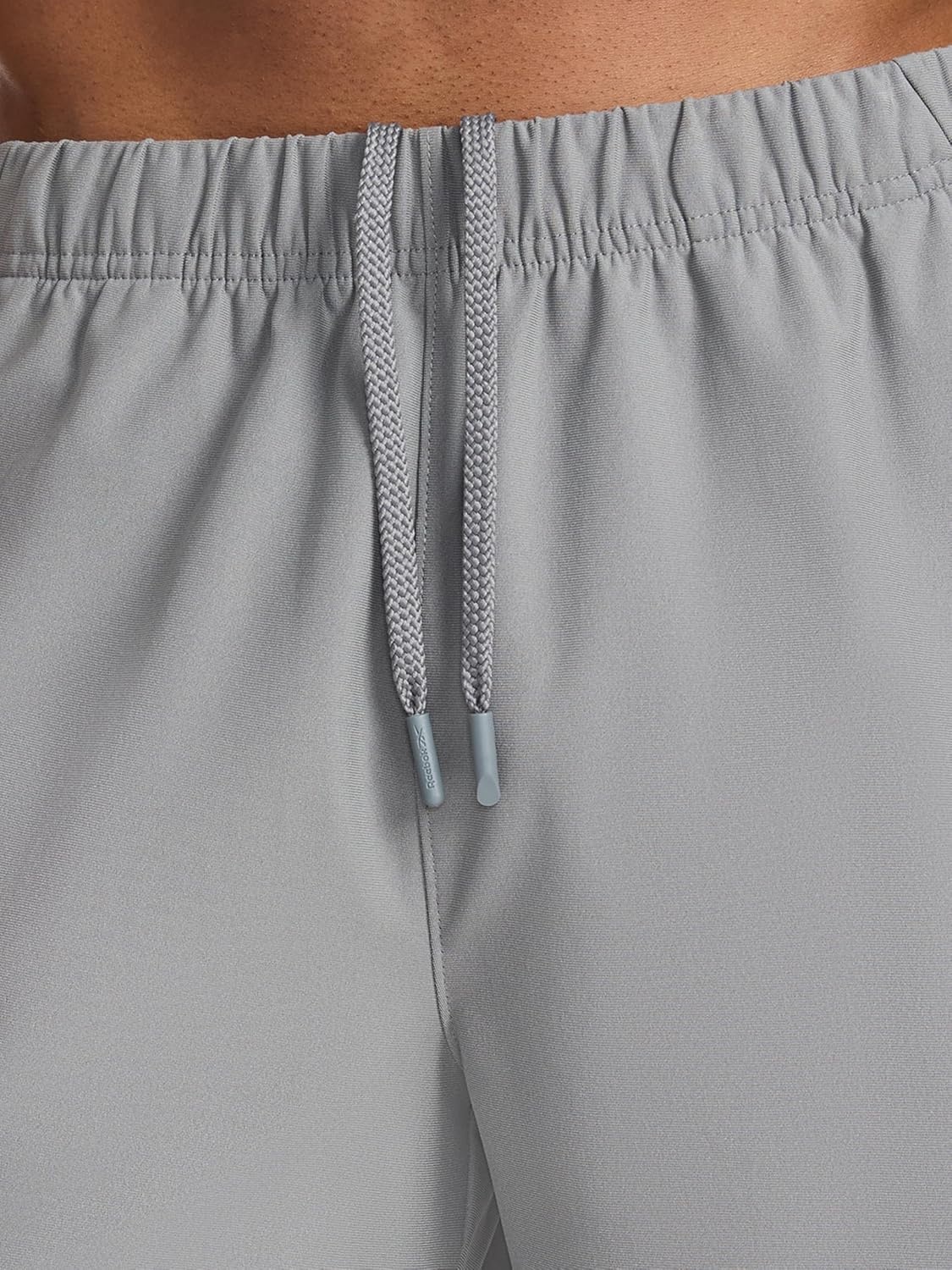 image:imageReebok Mens Jumpstart 8 Short Standard Fit Lightweight Poly FabricGrey