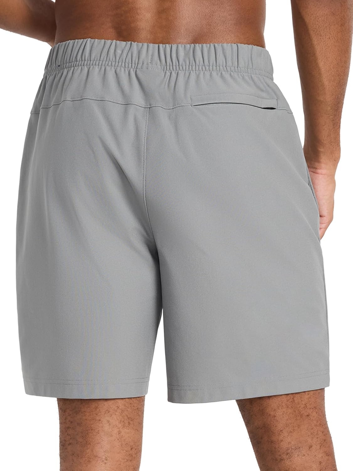 image:imageReebok Mens Jumpstart 8 Short Standard Fit Lightweight Poly FabricGrey