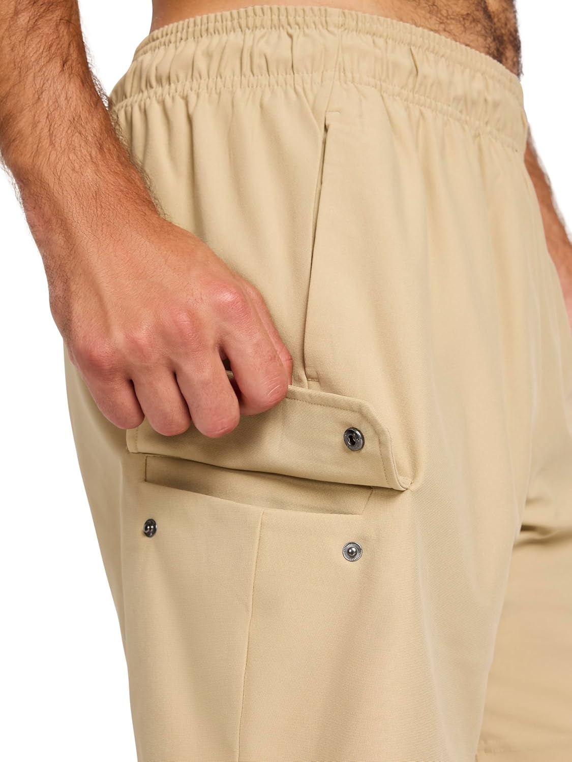 image:imageReebok Mens Off Court 7 Short Lightweight Poly FabricTwill