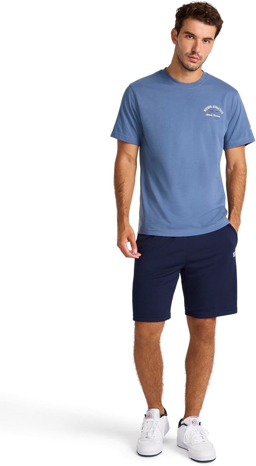 image:imageReebok Mens Point Guard 9 Short Standard Fit Lightweight Breathable Mesh FabricVector Navy