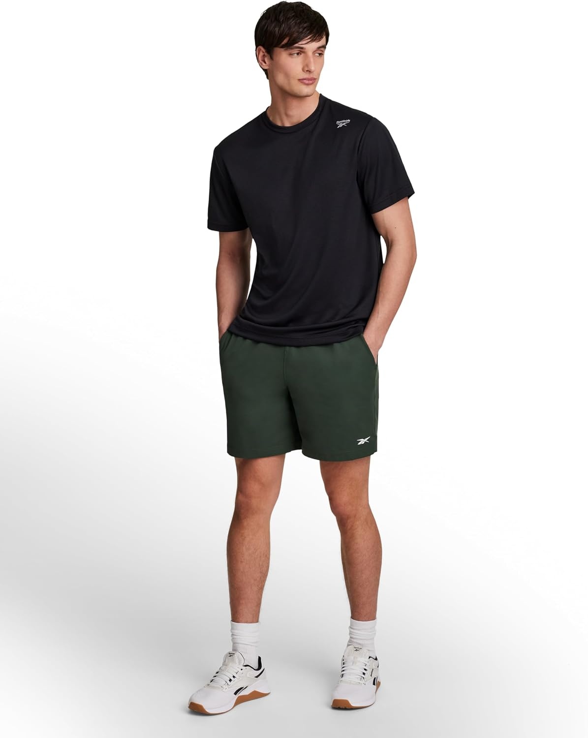image:imageReebok Mens Pro Training 7 ShortGrit Green