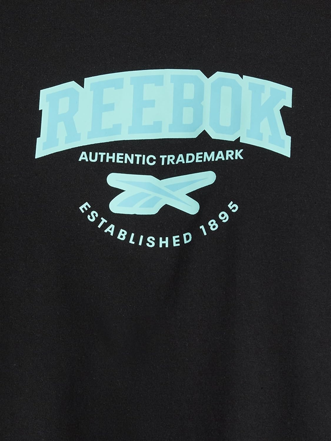 image:imageReebok Mens Short Sleeve Graphic Crewneck TShirt Standard Fit Lightweight CottonPoly FabricBlack Graphic
