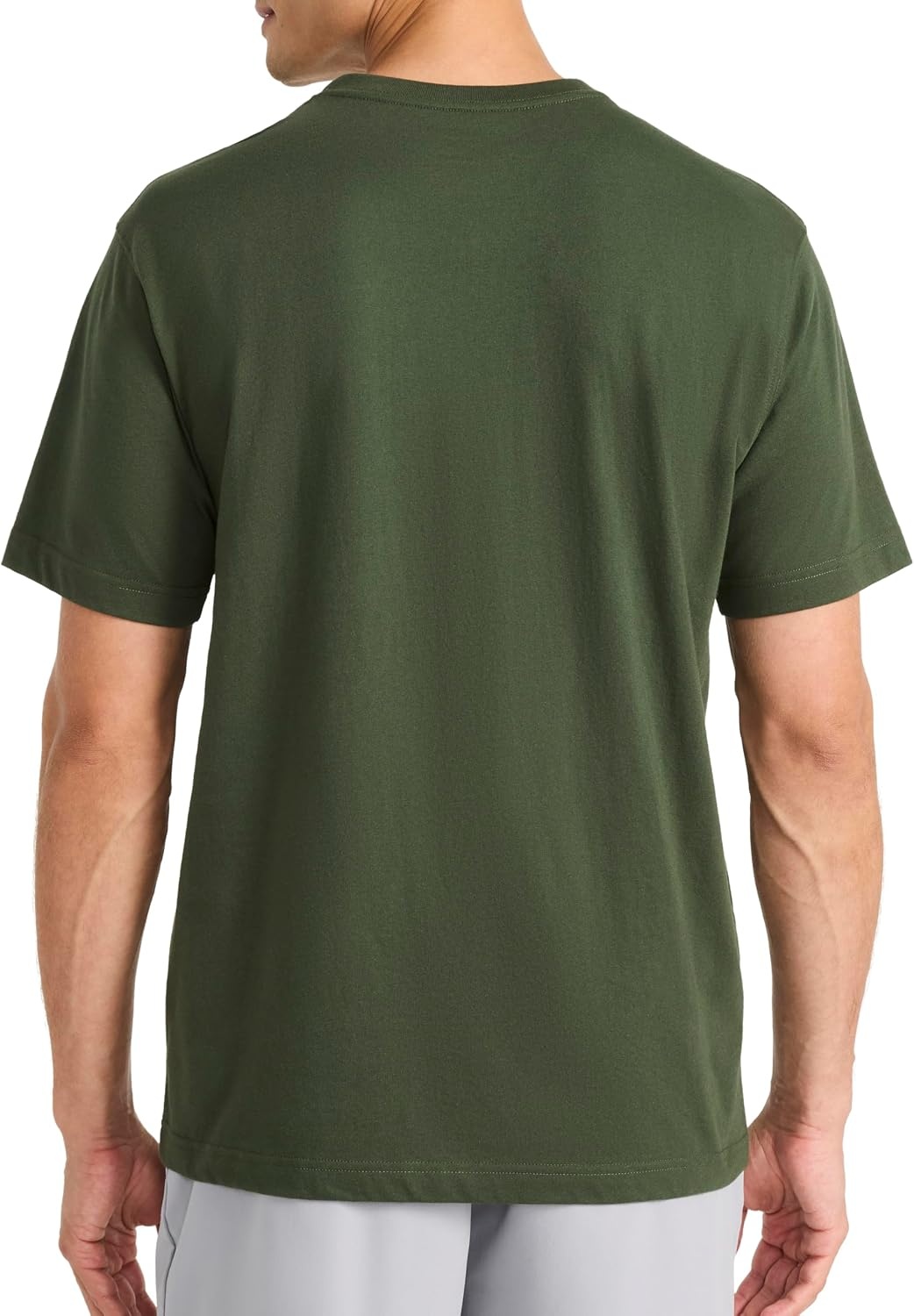 image:imageReebok Mens Short Sleeve Graphic Crewneck TShirt Standard Fit Lightweight CottonPoly FabricDuffel Bag Meridian
