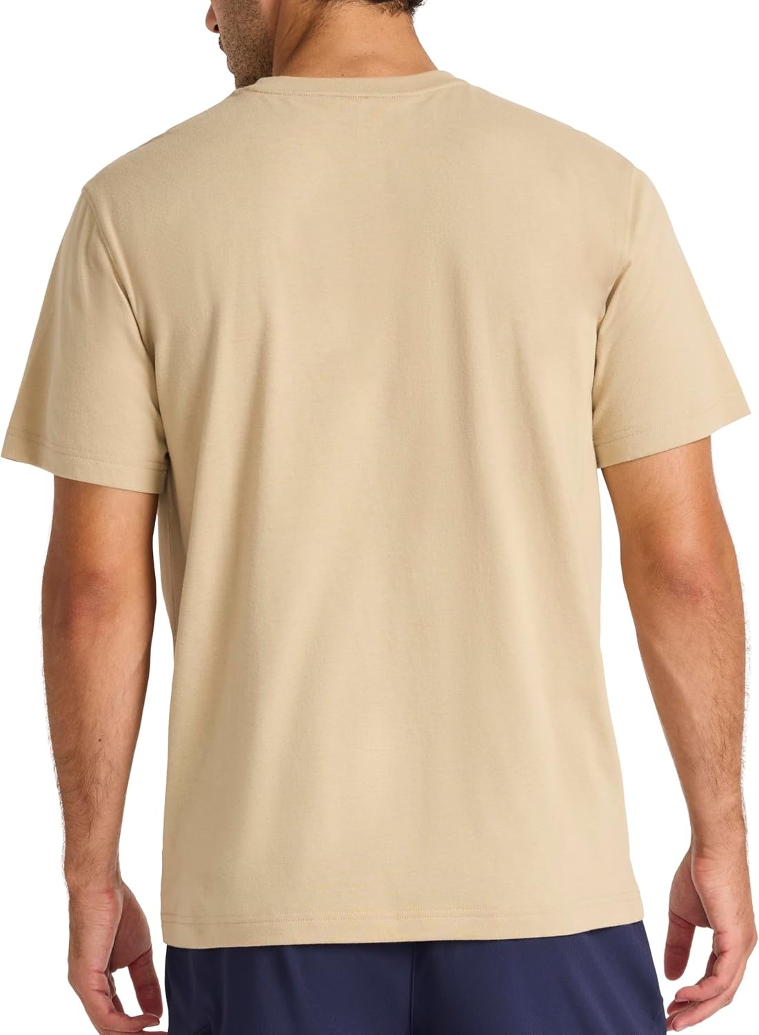 image:imageReebok Mens Short Sleeve Graphic Crewneck TShirt Standard Fit Lightweight CottonPoly FabricTwill Black Metal