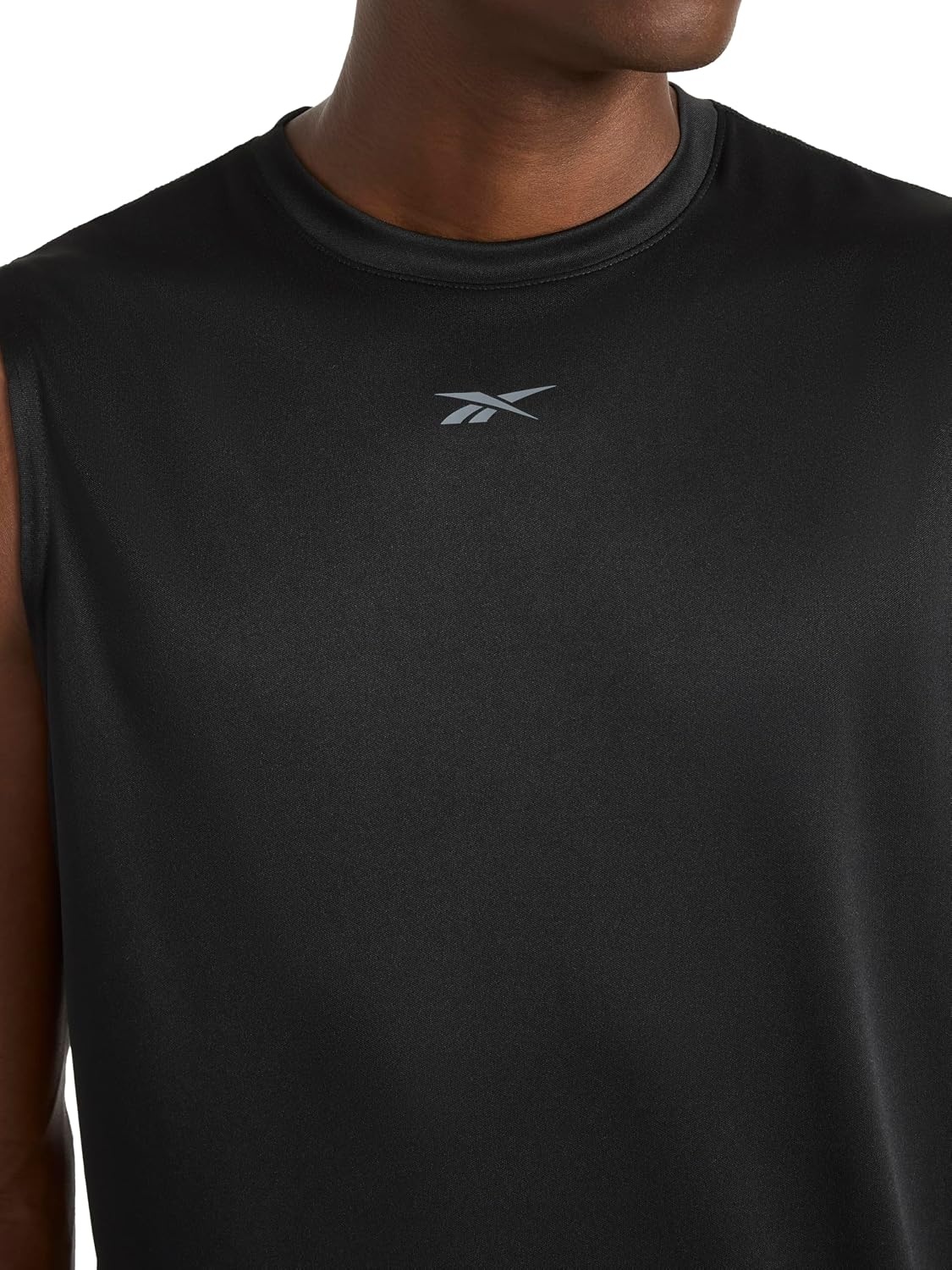 image:imageReebok Mens Sleeveless Muscle Tank SingletBlack Id Train