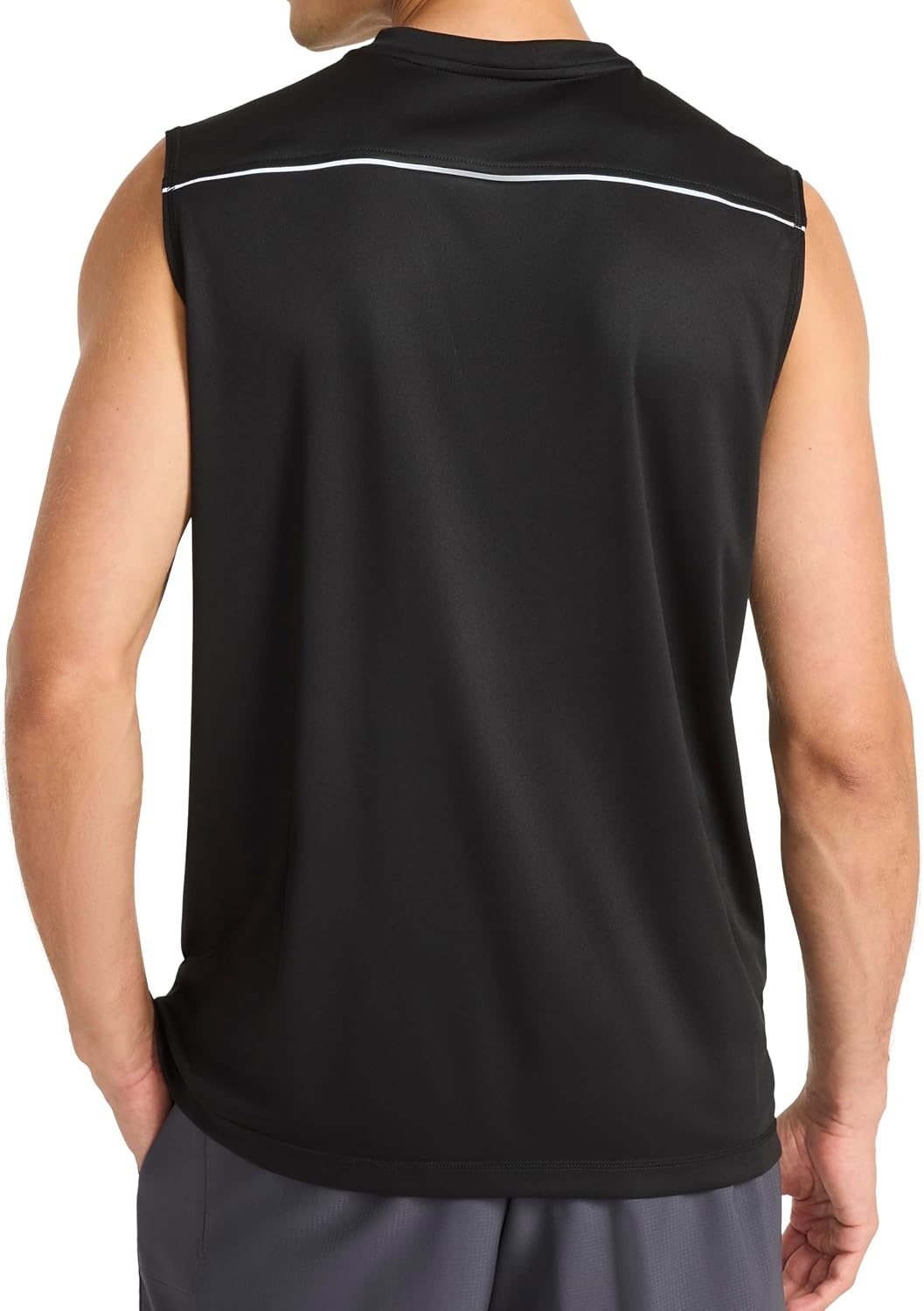 image:imageReebok Mens Sleeveless Muscle Tank SingletBlack Warmup