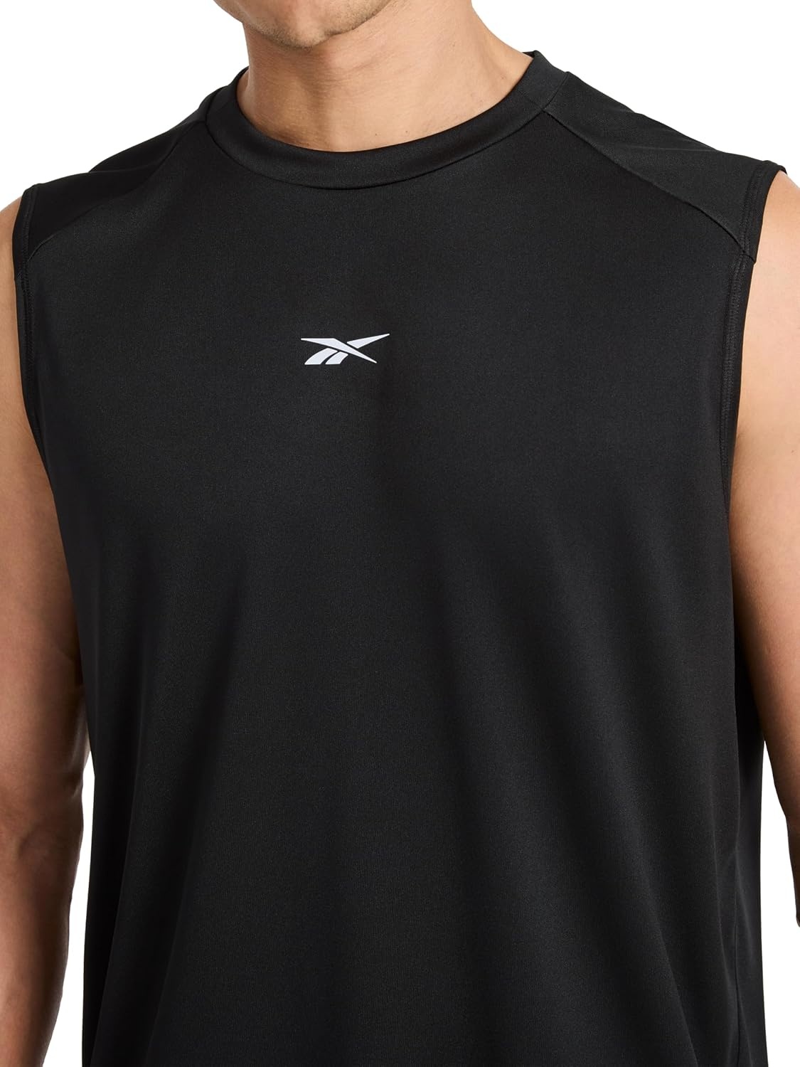 image:imageReebok Mens Sleeveless Muscle Tank SingletBlack Warmup