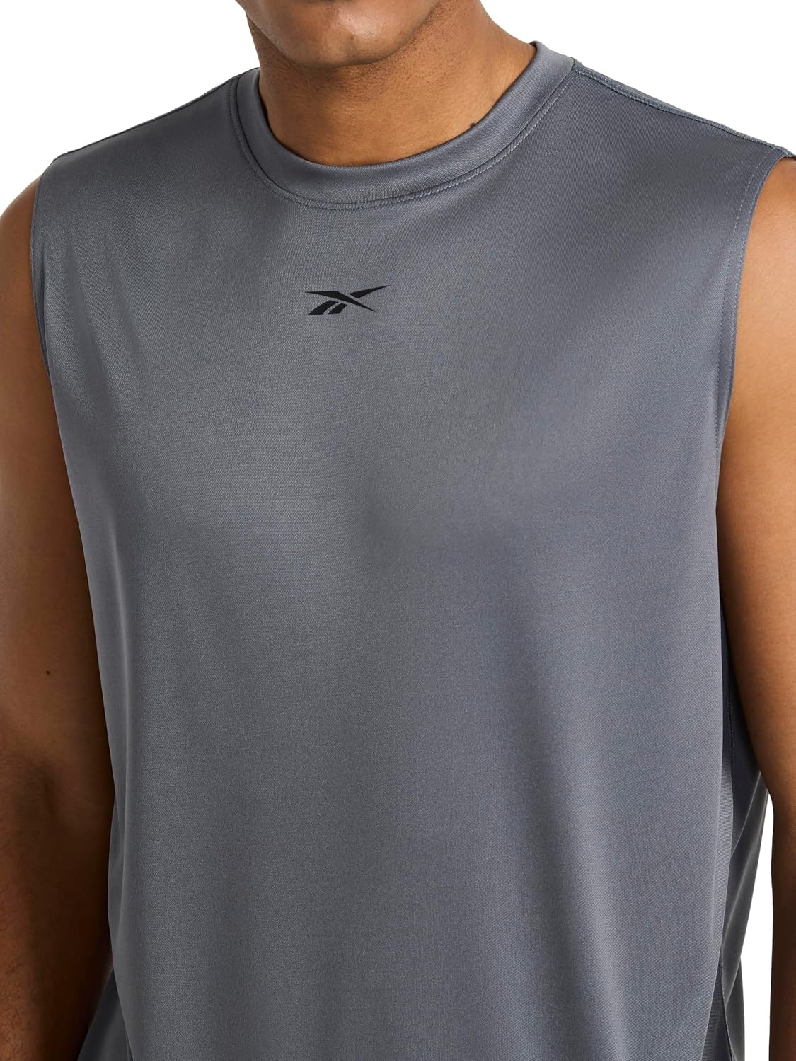 image:imageReebok Mens Sleeveless Muscle Tank SingletCold Grey 6 Id Train