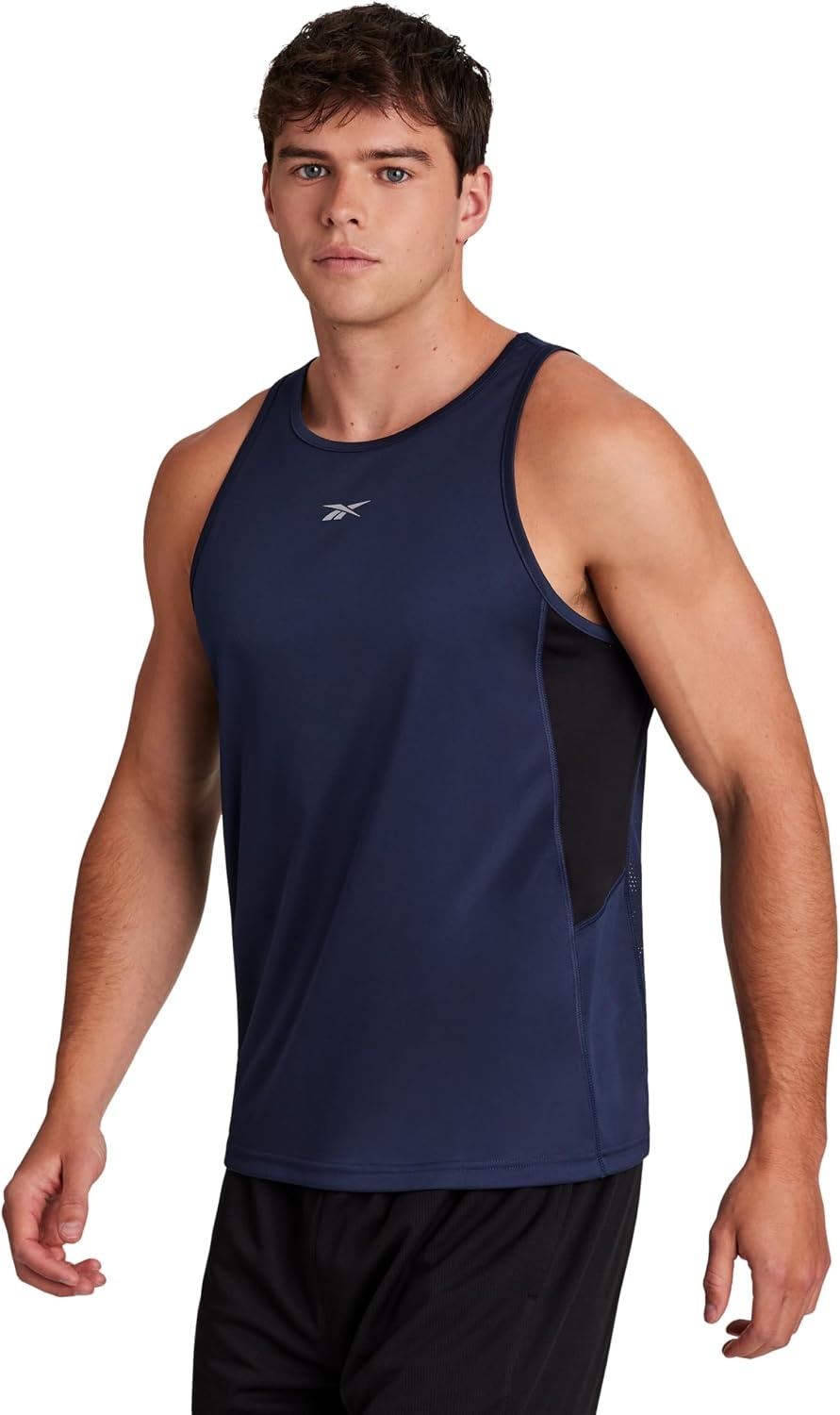 image:imageReebok Mens Sleeveless Muscle Tank SingletNavy