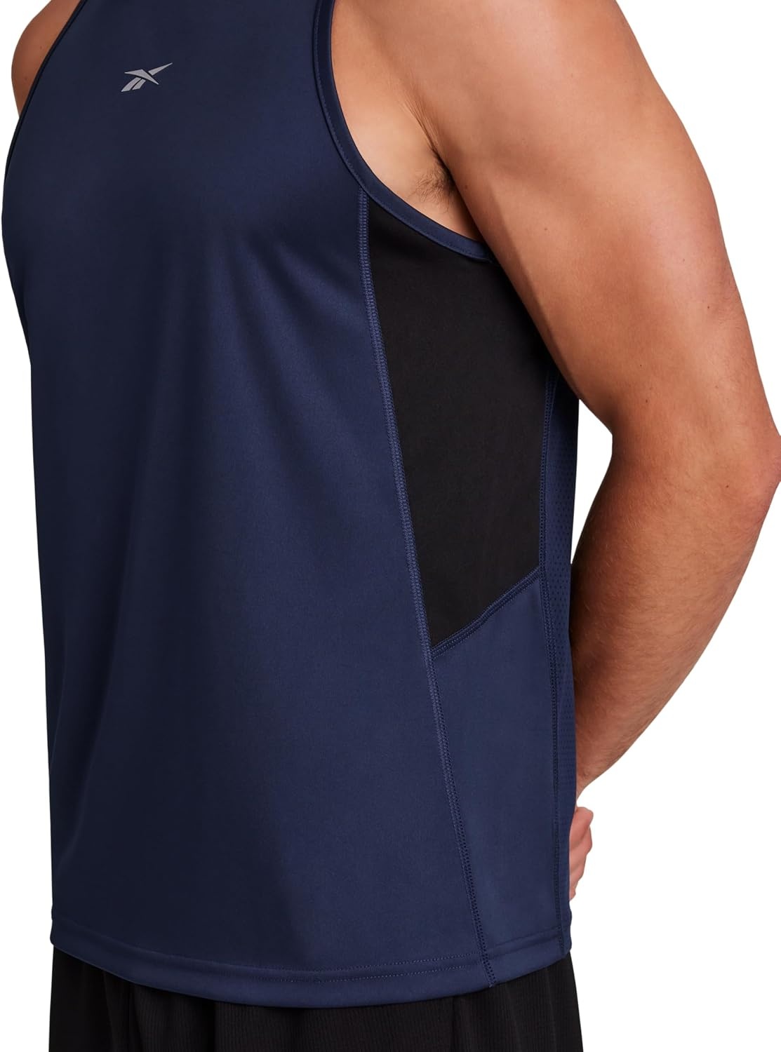 image:imageReebok Mens Sleeveless Muscle Tank SingletNavy