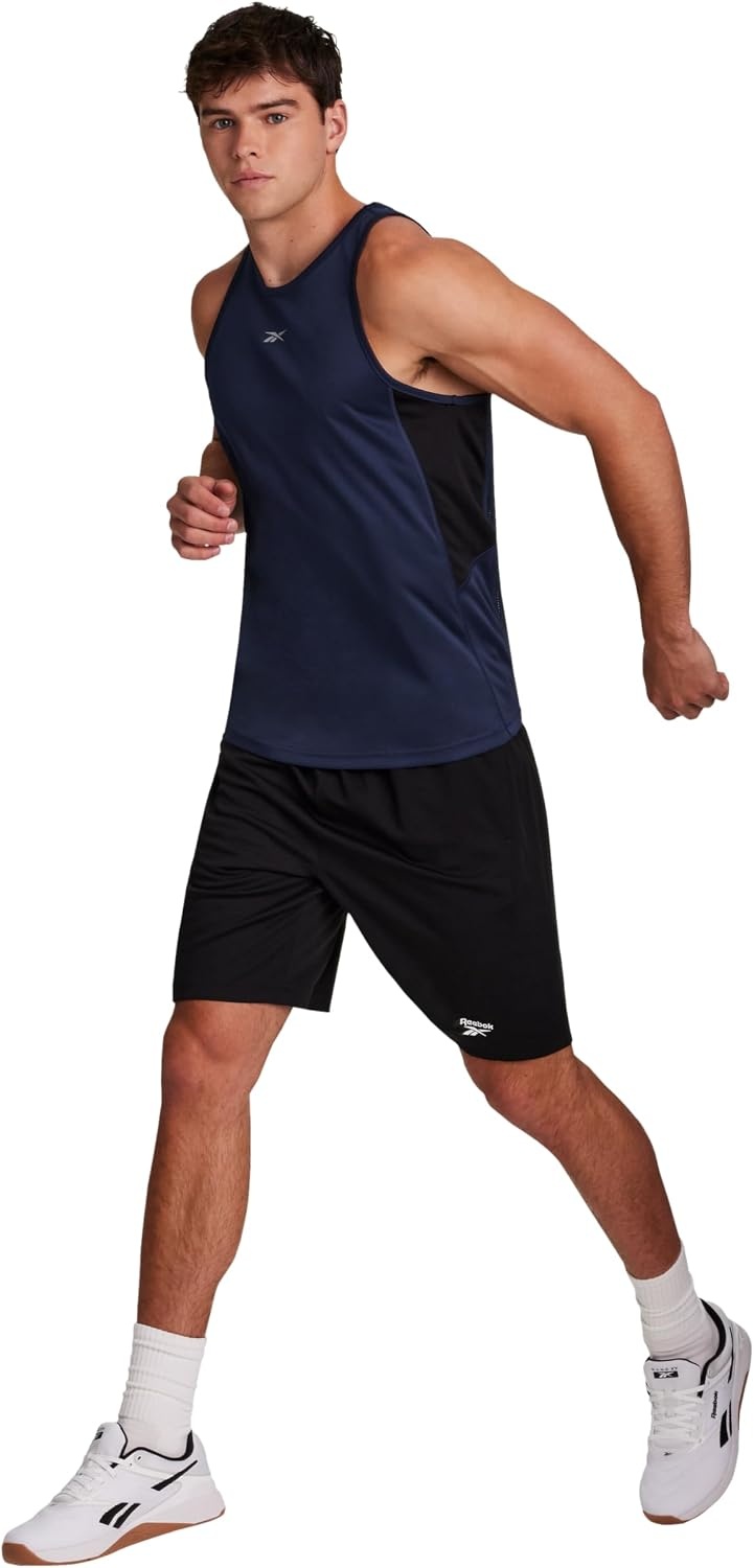image:imageReebok Mens Sleeveless Muscle Tank SingletNavy