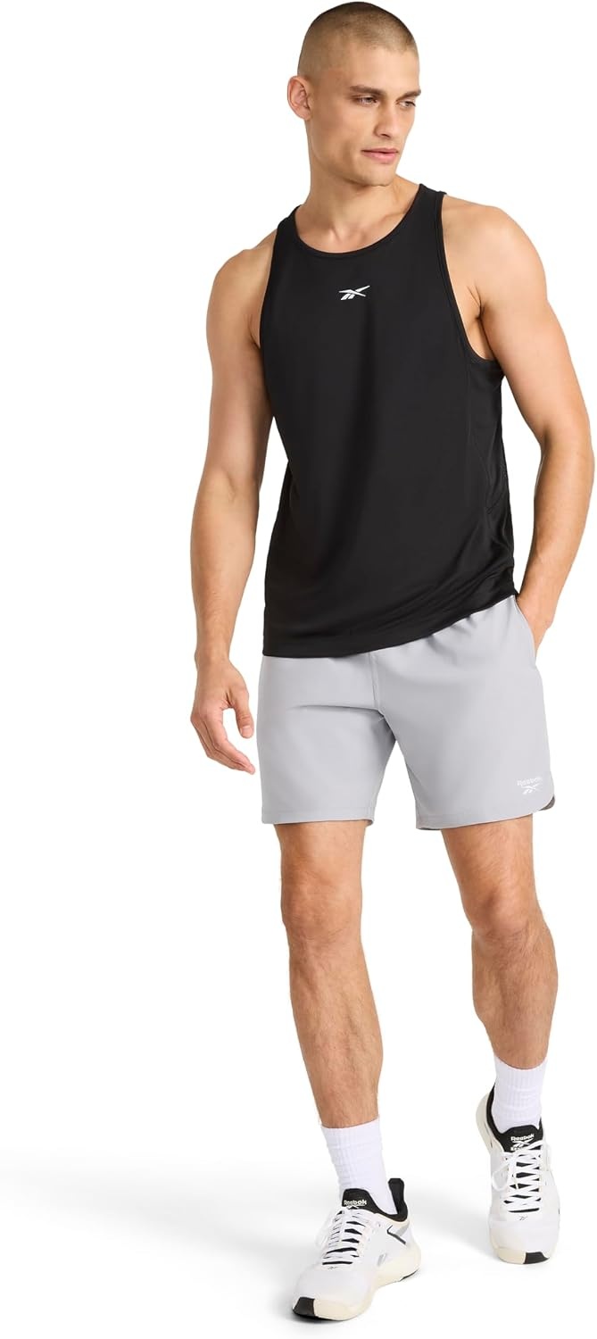 image:imageReebok Mens Sleeveless Muscle Tank SingletOriginal Black