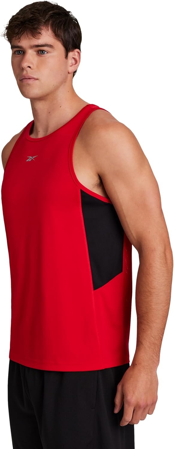 image:imageReebok Mens Sleeveless Muscle Tank SingletRed