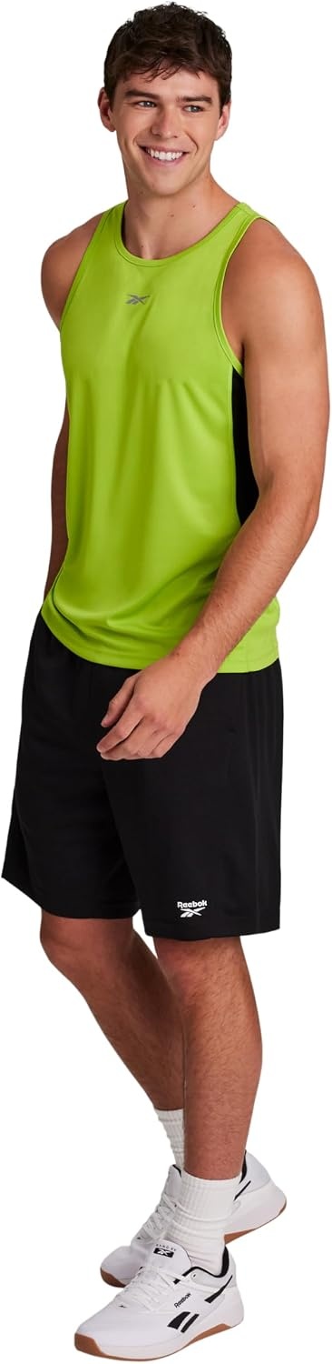 image:imageReebok Mens Sleeveless Muscle Tank SingletRetro Lime