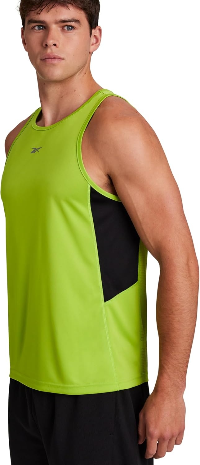 image:imageReebok Mens Sleeveless Muscle Tank SingletRetro Lime