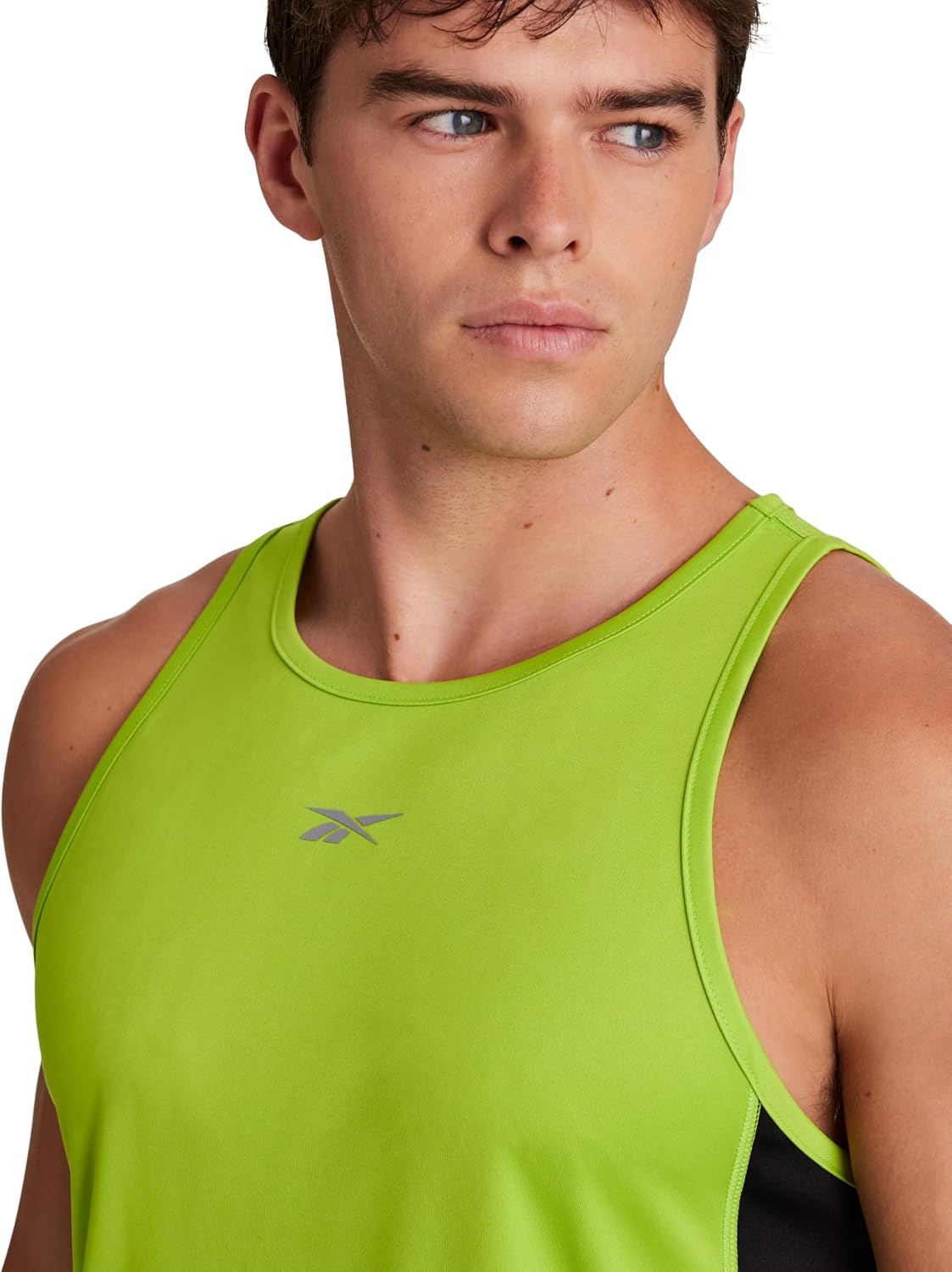 image:imageReebok Mens Sleeveless Muscle Tank SingletRetro Lime