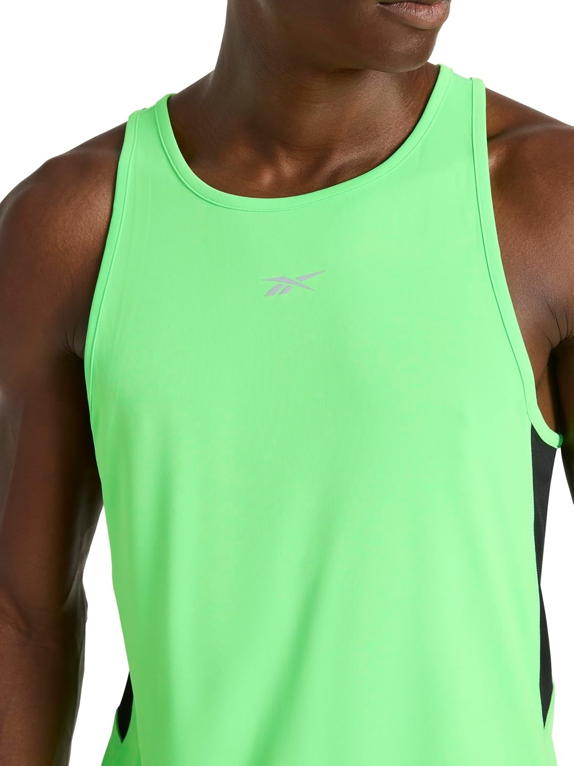 image:imageReebok Mens Sleeveless Muscle Tank SingletSolar Lime