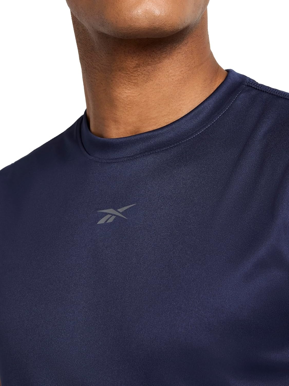 image:imageReebok Mens Sleeveless Muscle Tank SingletVector Navy Id Train