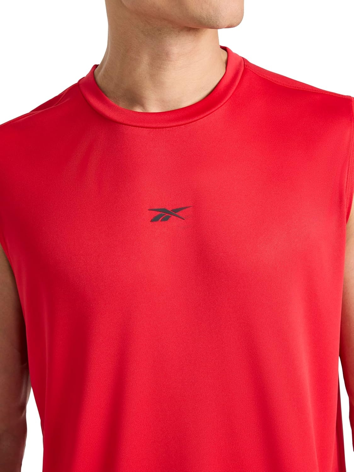 image:imageReebok Mens Sleeveless Muscle Tank SingletVector Red Complete Muscle