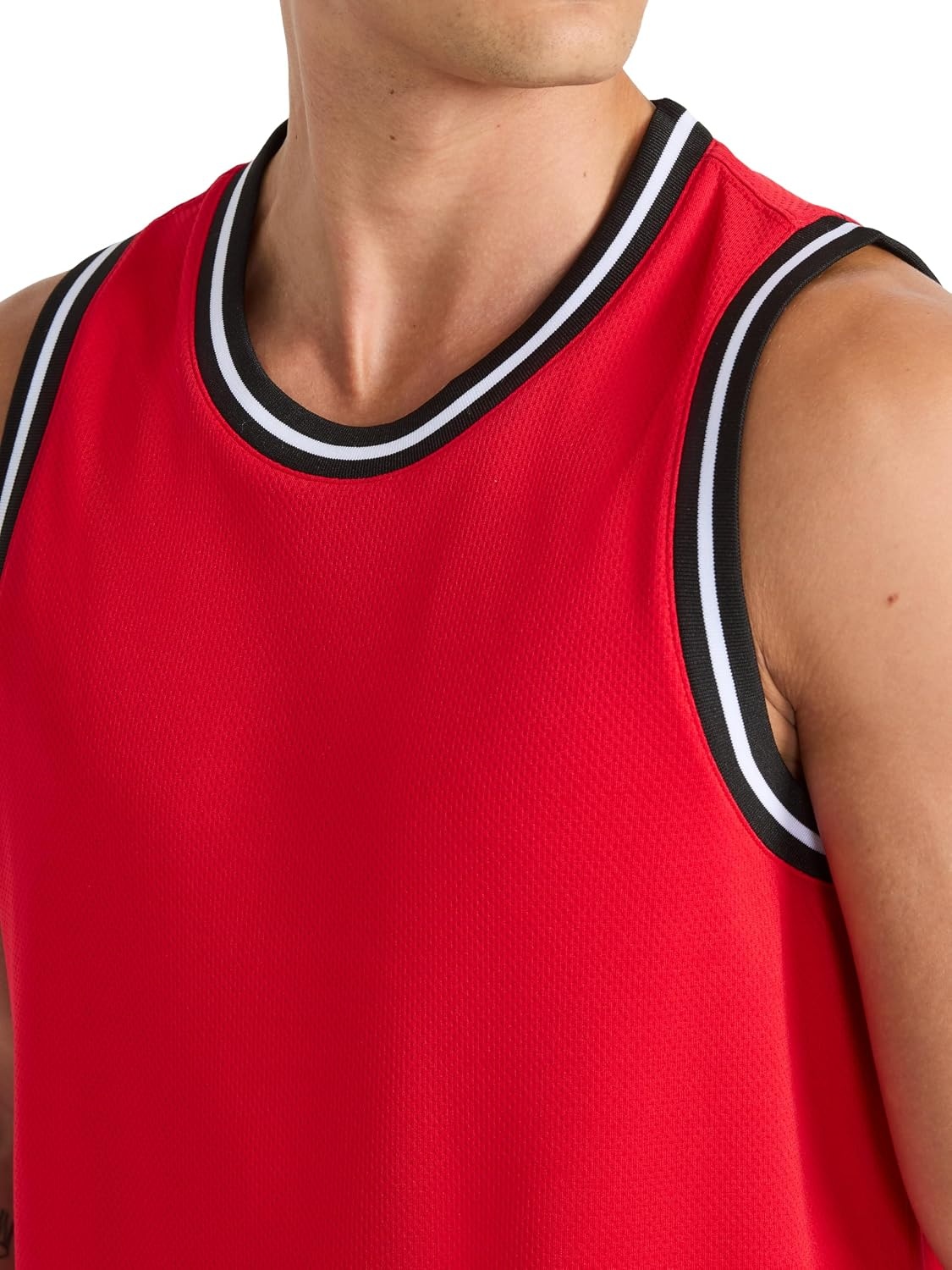 image:imageReebok Mens Sleeveless Muscle Tank SingletVector Red Rise