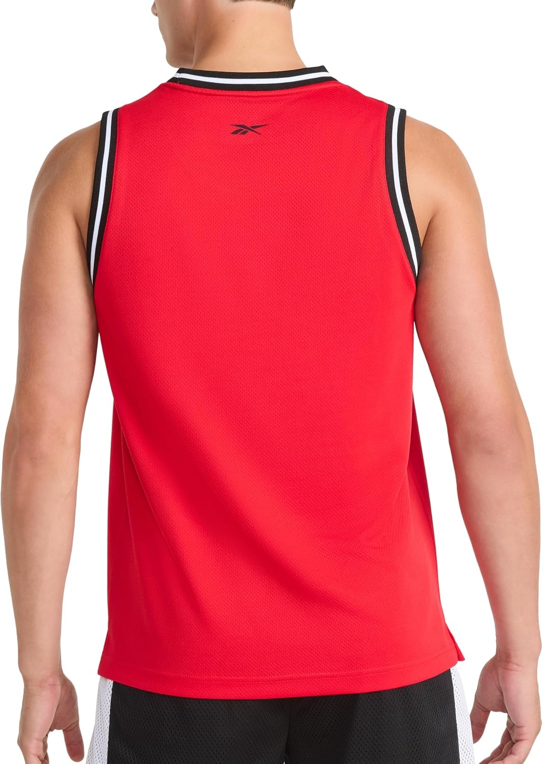 image:imageReebok Mens Sleeveless Muscle Tank SingletVector Red Rise