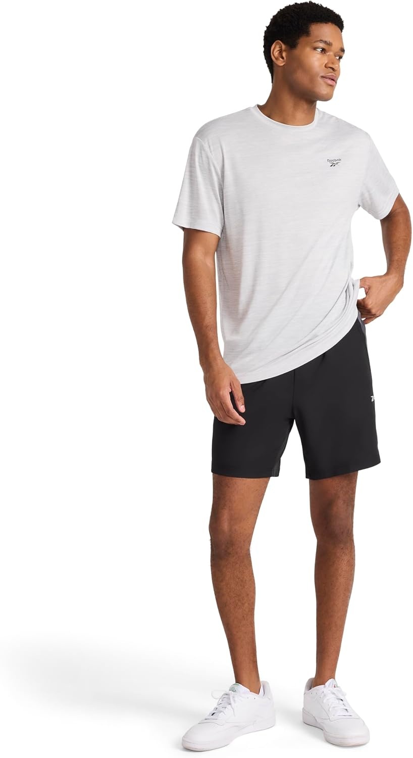 image:imageReebok Mens Warm Up Training 7 ShortBlackEbony