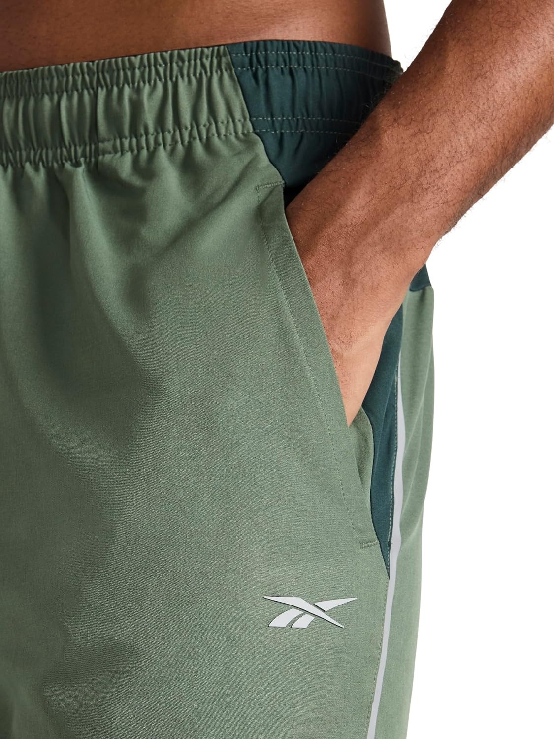 image:imageReebok Mens Warm Up Training 7 ShortDuck Green