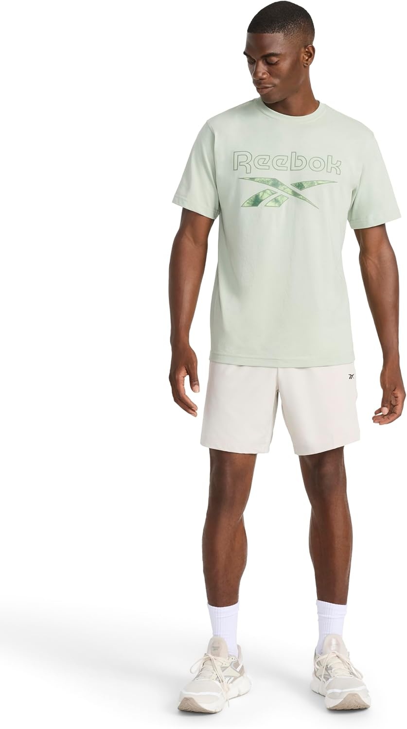 image:imageReebok Mens Warm Up Training 7 ShortSilver Cloud