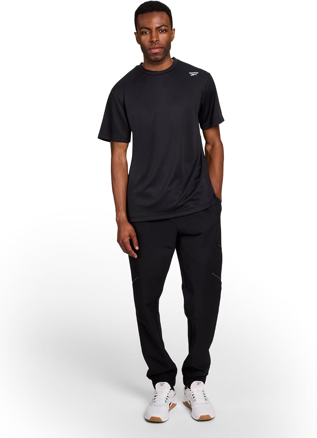 image:imageReebok Poseidon Mens Performance TShirtBlack Heather