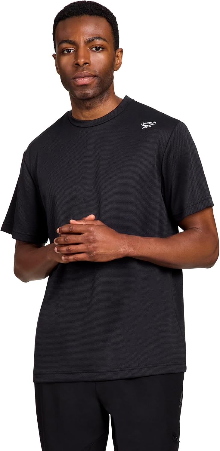 image:imageReebok Poseidon Mens Performance TShirtBlack Heather
