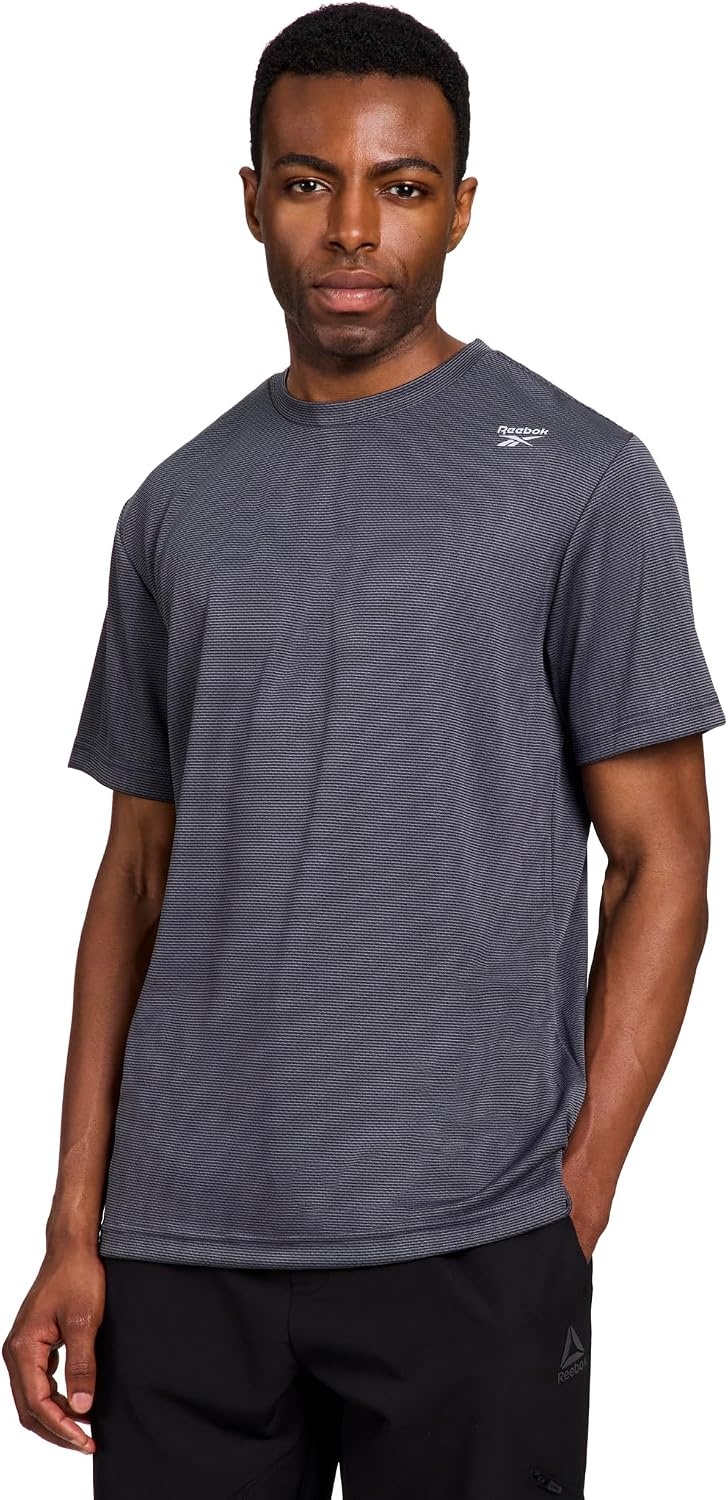 image:imageReebok Poseidon Mens Performance TShirtEbony Heather