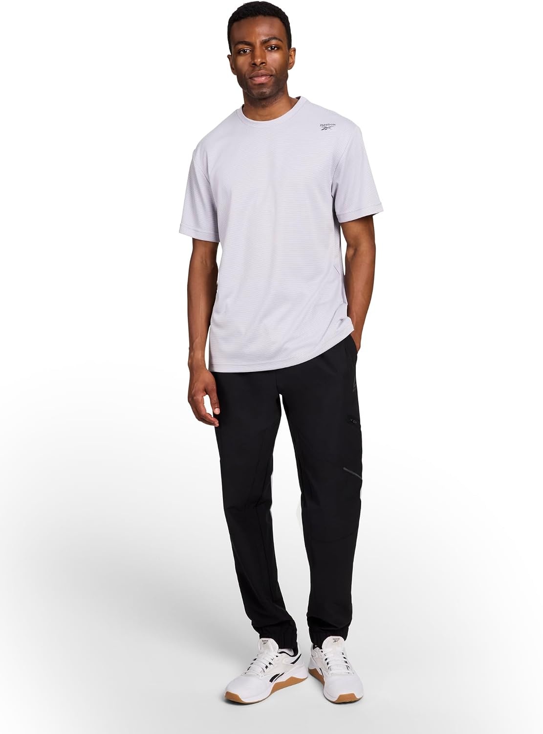 image:imageReebok Poseidon Mens Performance TShirtSleet Heather